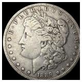 1889 Silver Morgan Dollar NEARLY UNCIRCULATED