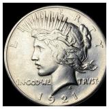 1921 Silver Peace Dollar CLOSELY UNCIRCULATED