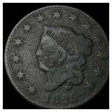 1825 Coronet Head Large Cent LIGHTLY CIRCULATED