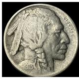 1913-D Buffalo Nickel Type 2 NEARLY UNCIRCULATED