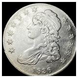 1836 Capped Bust Half Dollar ABOUT UNCIRCULATED