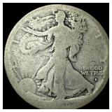 Walking Liberty Half Dollar 1916-S NICELY CIRCULAT