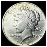1921 Silver Peace Dollar CLOSELY UNCIRCULATED