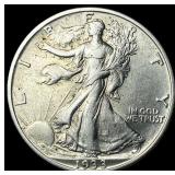 1933-S Walking Liberty Half Dollar CLOSELY  UNCIR