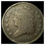 1835 Classic Head Half Cent NICELY CIRCULATED
