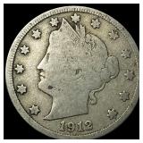 1912-D Liberty Head Nickel NICELY CIRCULATED