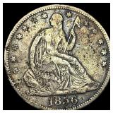 1856-O Silver Half Dollar NEARLY UNCIRCULATED