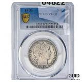 1915 Barber Half Dollar PCGS VG08
