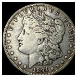 1891-O Silver Morgan Dollar NEARLY UNCIRCULATED