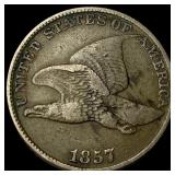 1857 Flying Eagle Cent ABOUT UNCIRCULATED