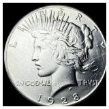 1928 Silver Peace Dollar UNCIRCULATED