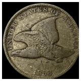 1858 Copper-Nickel Flying Eagle Cent ABOUT UNCIRCU