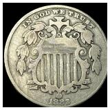 1882 Shield Nickel NICELY CIRCULATED