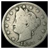 1893 Liberty Head Nickel NICELY CIRCULATED