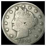 1892 Liberty Head Nickel NICELY CIRCULATED