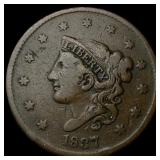 1837 Coronet Head Large Cent LIGHTLY  CIRCULATED