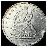 1858 Seated Liberty Half Dollar HIGH GRADE