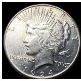 1924-S Silver Peace Dollar UNCIRCULATED