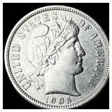 1905-O Silver Barber Dime CLOSELY UNCIRCULATED