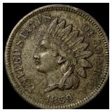 1859 Copper-Nickel Indian Head Cent ABOUT UNCIRCUL