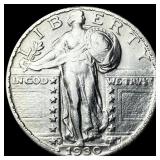 1930-S Silver Standing Liberty Quarter CLOSELY UNC