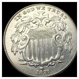 1870 Shield Nickel UNCIRCULATED