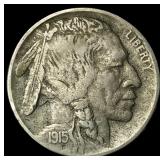 1915-D Buffalo Nickel LIGHTLY CIRCULATED