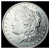 1892-S Morgan Silver Dollar NEARLY UNCIRCULATED