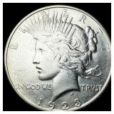 1923-D Silver Peace Dollar CLOSELY UNCIRCULATED