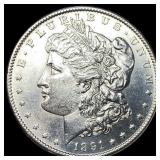 1891-S Silver Morgan Dollar CHOICE BU