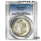 1921 Morgan Silver Dollar PCGS MS62