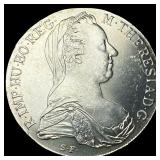 1780 Silver Maria Theresa Thaler GEM BU