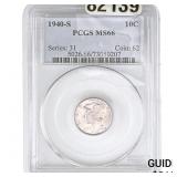 1940-S Mercury Silver Dime PCGS MS66
