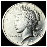 1921 Silver Peace Dollar UNCIRCULATED