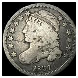 1837 Silver Capped Bust Dime LIGHTLY  CIRCULATED