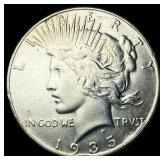 1935-S Silver Peace Dollar CLOSELY  UNCIRCULATED