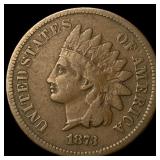 1873 Indian Head Cent LIGHTLY CIRCULATED