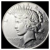 1935 Silver Peace Dollar CLOSELY UNCIRCULATED