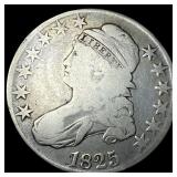 1825 Capped Bust Half Dollar NICELY CIRCULATED