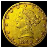 1893 Liberty Head $10 Eagle CLOSELY UNCIRCULATED