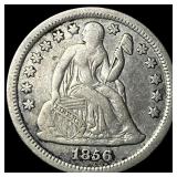 1856 Seated Liberty Dime LIGHTLY CIRCULATED