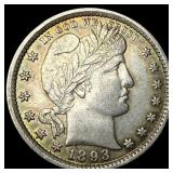 1893 Barber Quarter UNCIRCULATED