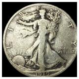1919-S Silver Walking Liberty Half Dollar  NICELY