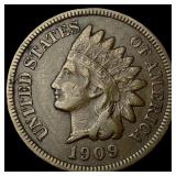 1909-S Indian Head Cent NEARLY UNCIRCULATED