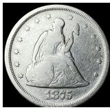 1875-S Silver Twenty Cents LIGHTLY CIRCULATED