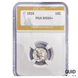 1926 Mercury Silver Dime PGA MS66+