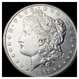 1897-S Silver Morgan Dollar CHOICE AU