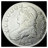1823 Capped Bust Half Dollar ABOUT UNCIRCULATED