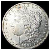 1891-S Silver Morgan Dollar UNCIRCULATED