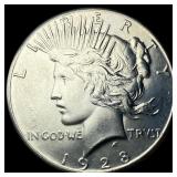 1928 Silver Peace Dollar UNCIRCULATED